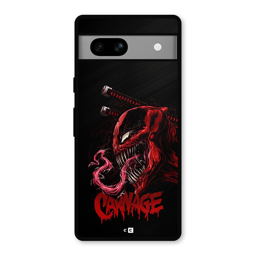 Hybrid Carnage Metal Back Case for Google Pixel 7a