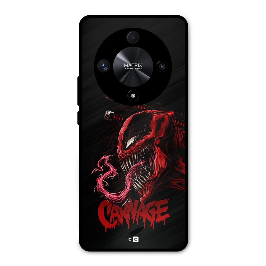 Hybrid Carnage Metal Back Case for Honor X9b
