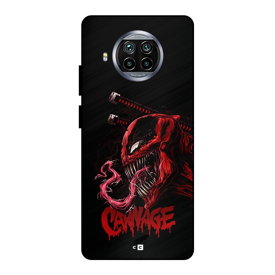 Hybrid Carnage Metal Back Case for Mi 10i