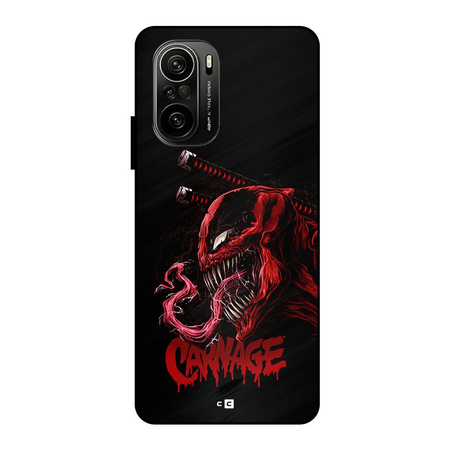 Hybrid Carnage Metal Back Case for Mi 11X Pro