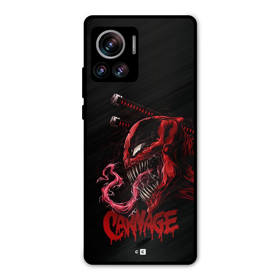 Hybrid Carnage Metal Back Case for Motorola Edge 30 Ultra