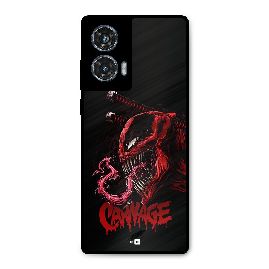 Hybrid Carnage Metal Back Case for Motorola Edge 50 Fusion