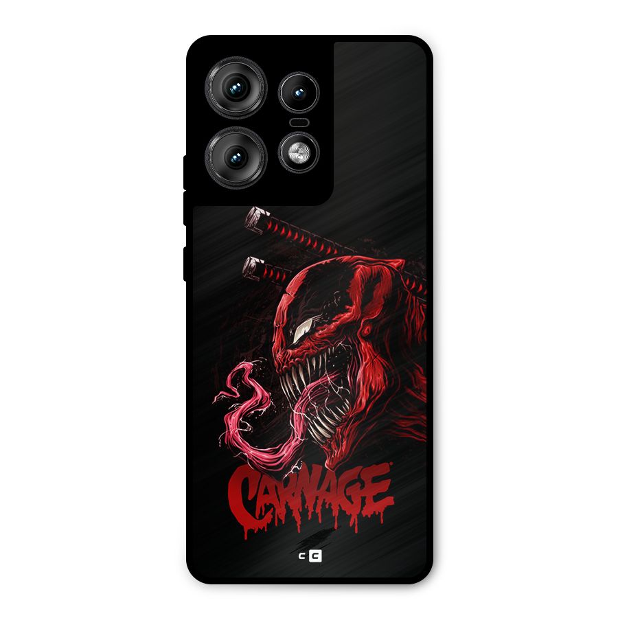 Hybrid Carnage Metal Back Case for Motorola Edge 50 Pro