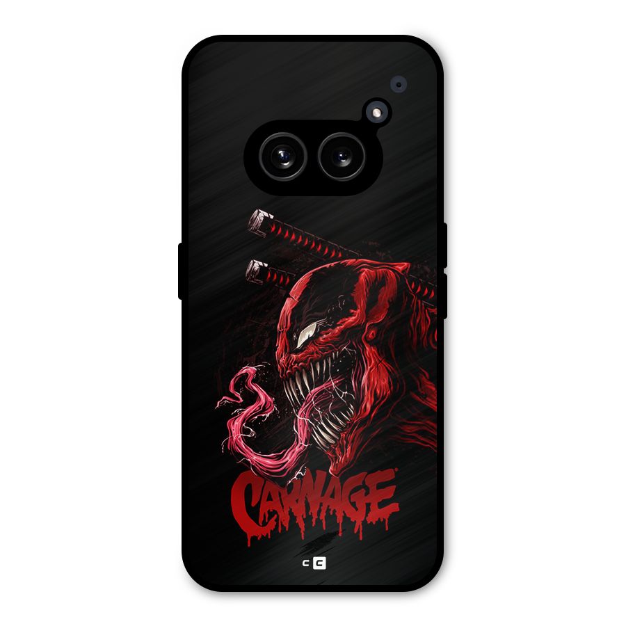 Hybrid Carnage Metal Back Case for Nothing Phone 2a