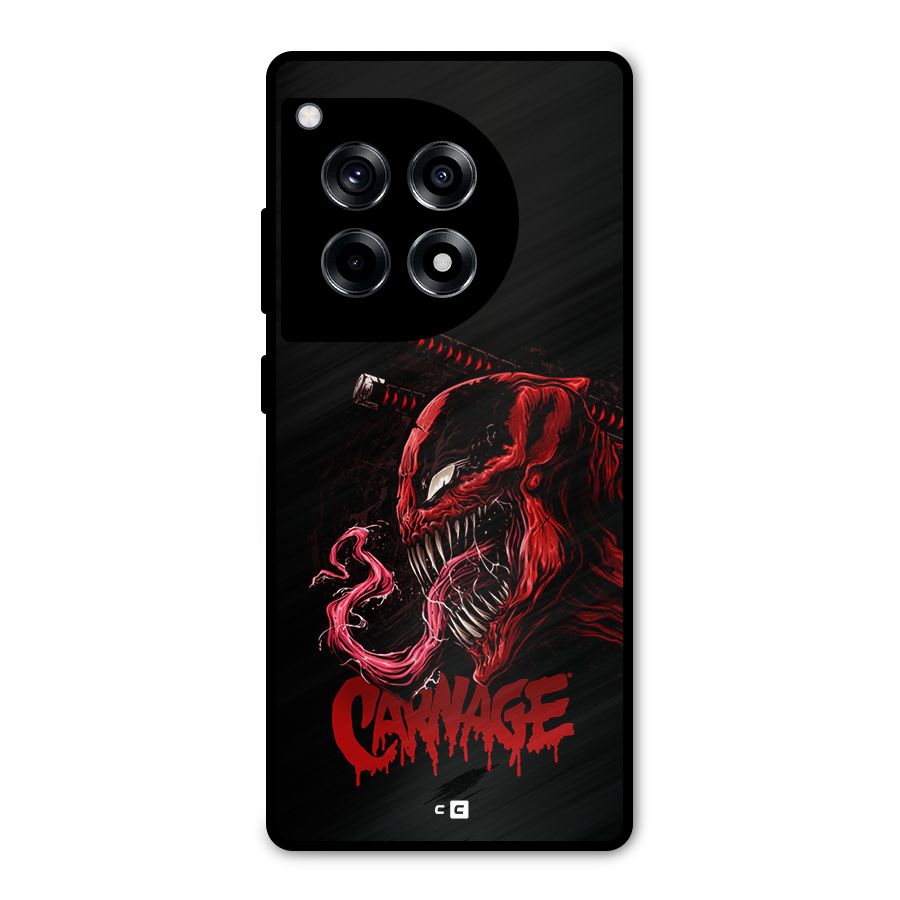 Hybrid Carnage Metal Back Case for OnePlus 12R