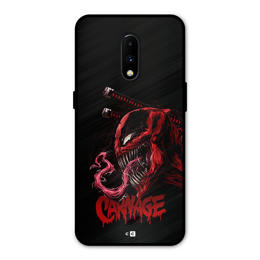 Hybrid Carnage Metal Back Case for OnePlus 7