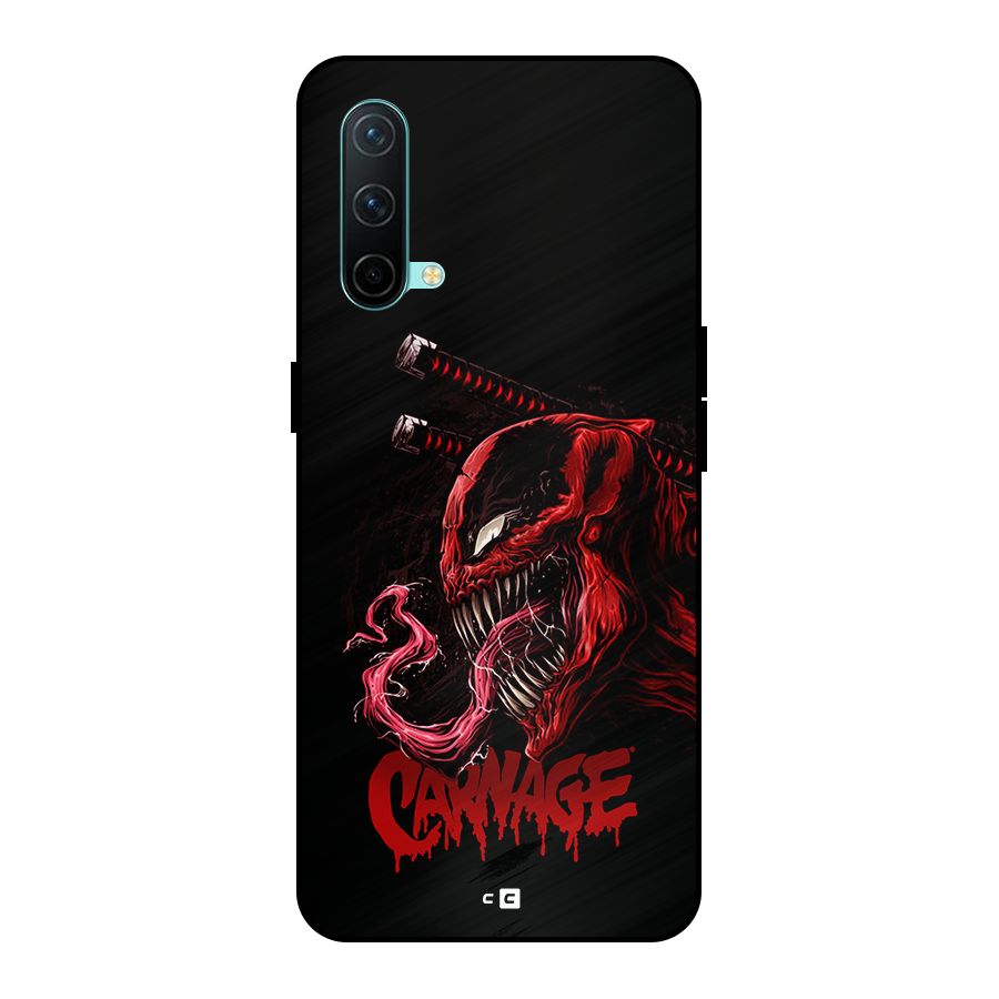 Hybrid Carnage Metal Back Case for OnePlus Nord CE 5G