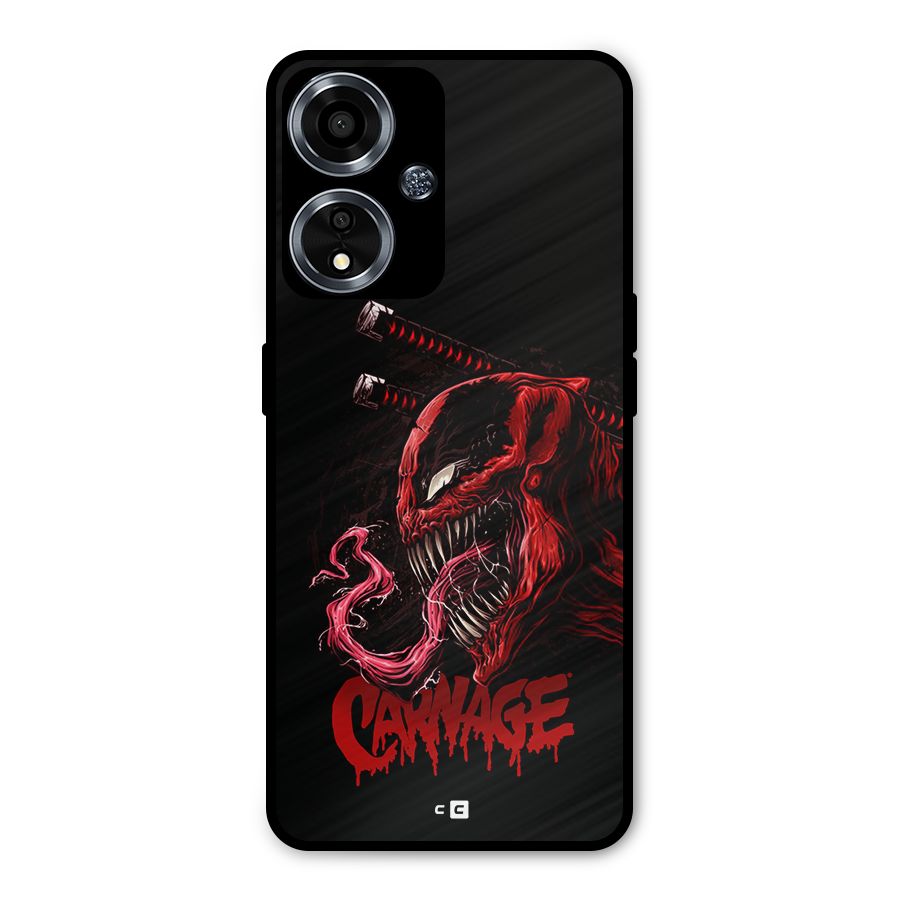 Hybrid Carnage Metal Back Case for Oppo A59