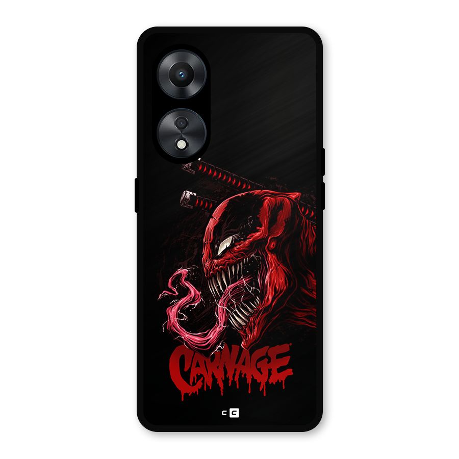 Hybrid Carnage Metal Back Case for Oppo A78