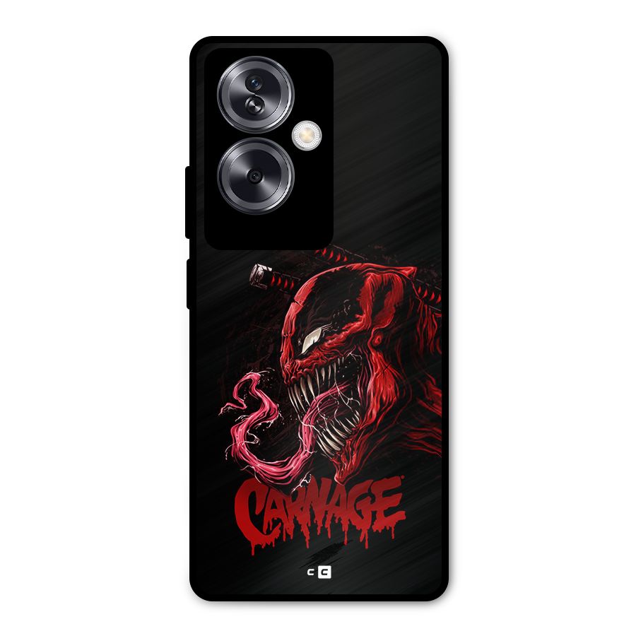 Hybrid Carnage Metal Back Case for Oppo A79 5G