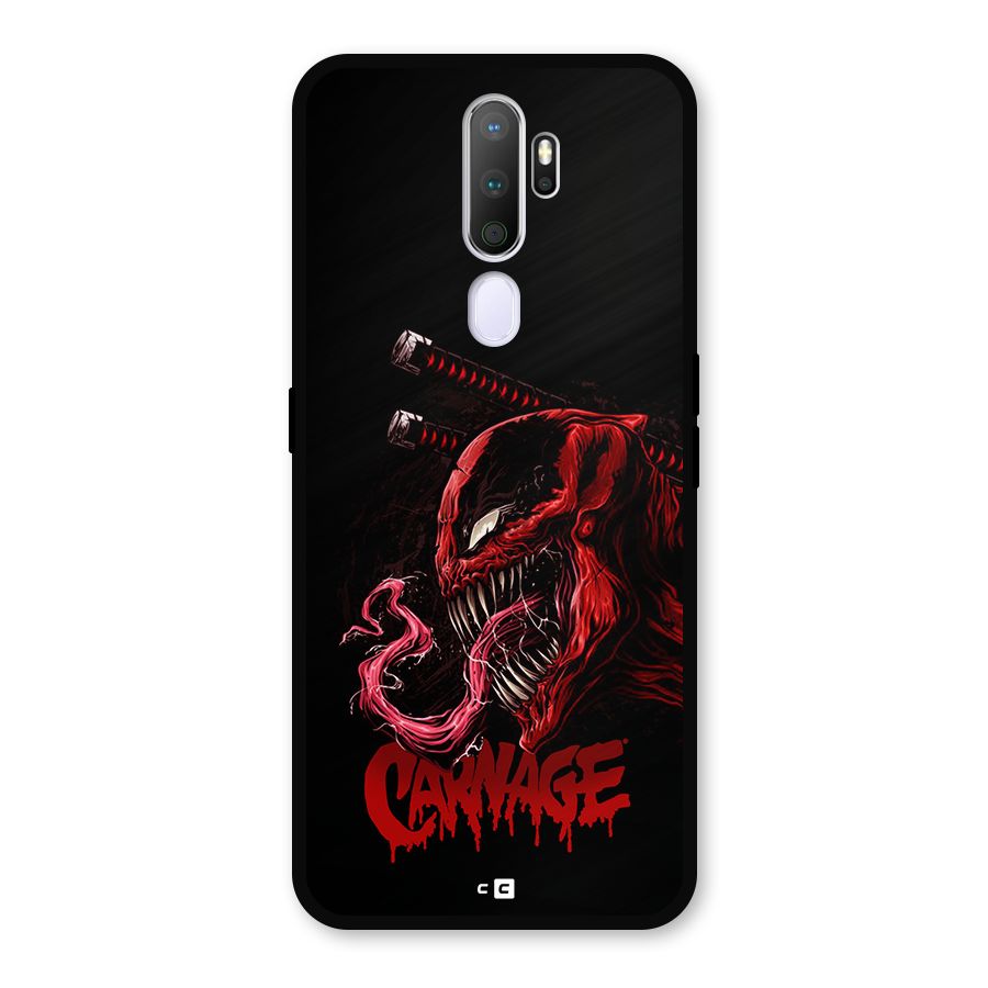 Hybrid Carnage Metal Back Case for Oppo A9 (2020)