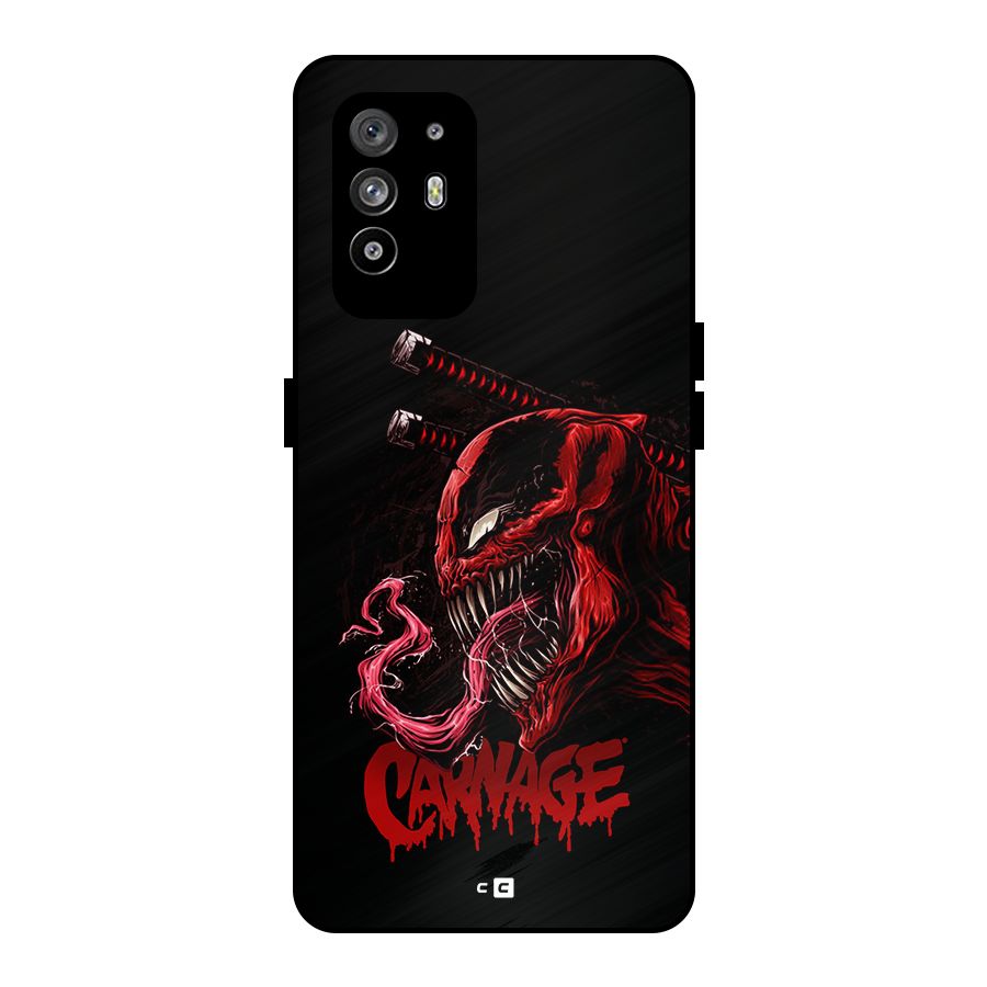 Hybrid Carnage Metal Back Case for Oppo F19 Pro Plus 5G