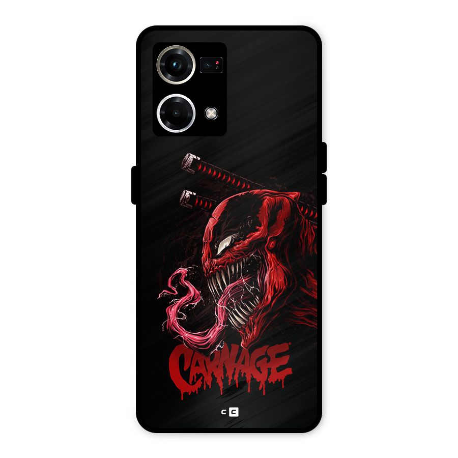 Hybrid Carnage Metal Back Case for Oppo F21s Pro 4G