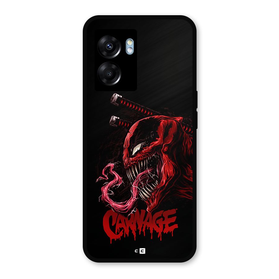 Hybrid Carnage Metal Back Case for Oppo K10 (5G)