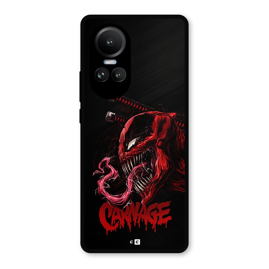 Hybrid Carnage Metal Back Case for Oppo Reno10