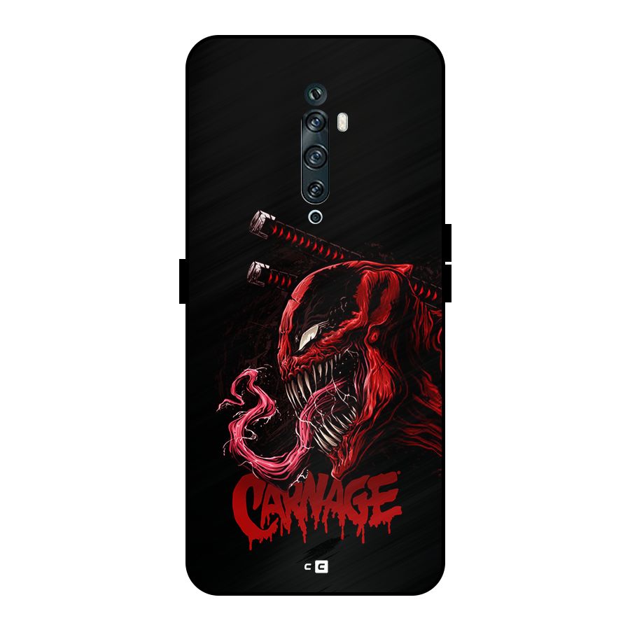 Hybrid Carnage Metal Back Case for Oppo Reno2 Z