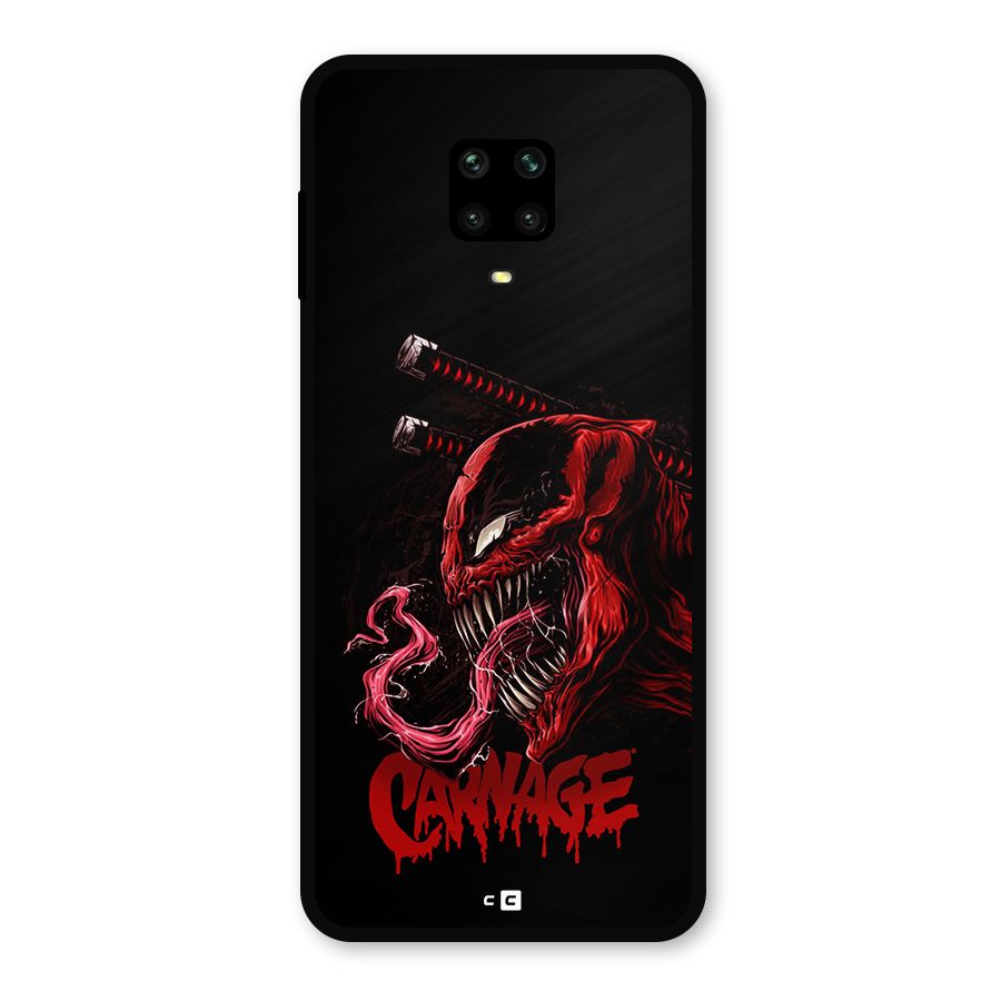 Hybrid Carnage Metal Back Case for Poco M2 Pro