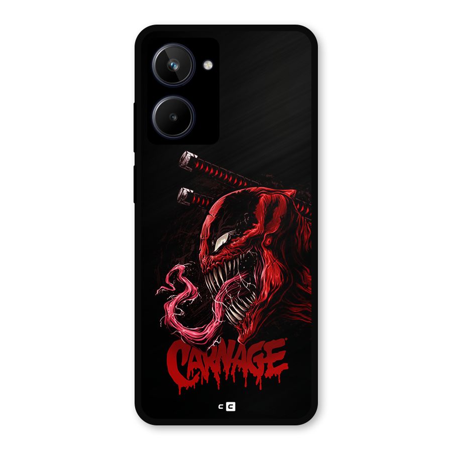 Hybrid Carnage Metal Back Case for Realme 10