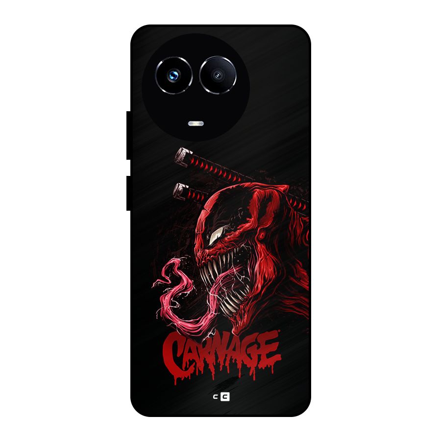 Hybrid Carnage Metal Back Case for Realme 11 5G