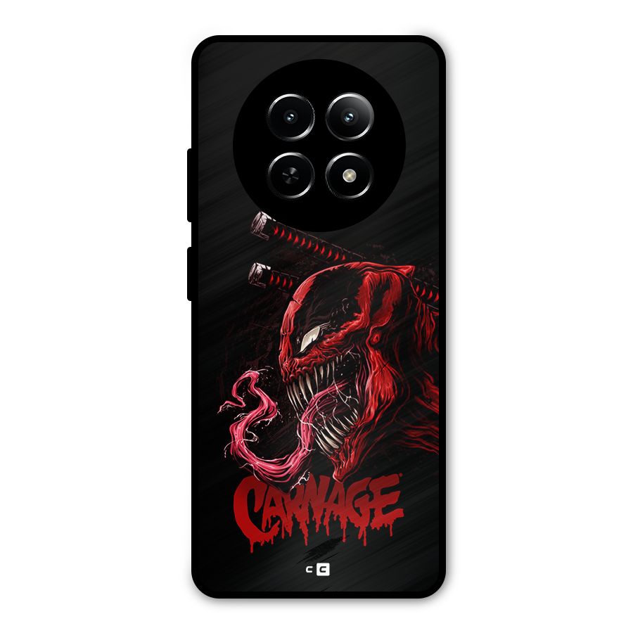 Hybrid Carnage Metal Back Case for Realme 12 5G
