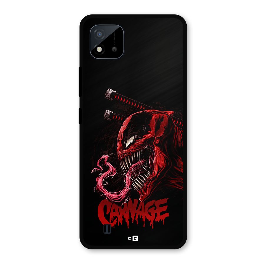 Hybrid Carnage Metal Back Case for Realme C11 2021