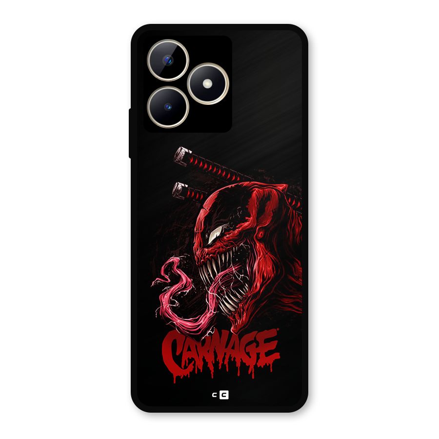 Hybrid Carnage Metal Back Case for Realme C53