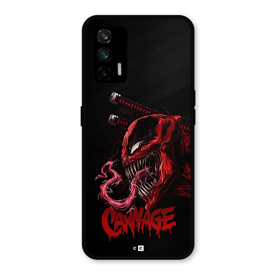 Hybrid Carnage Metal Back Case for Realme GT 5G