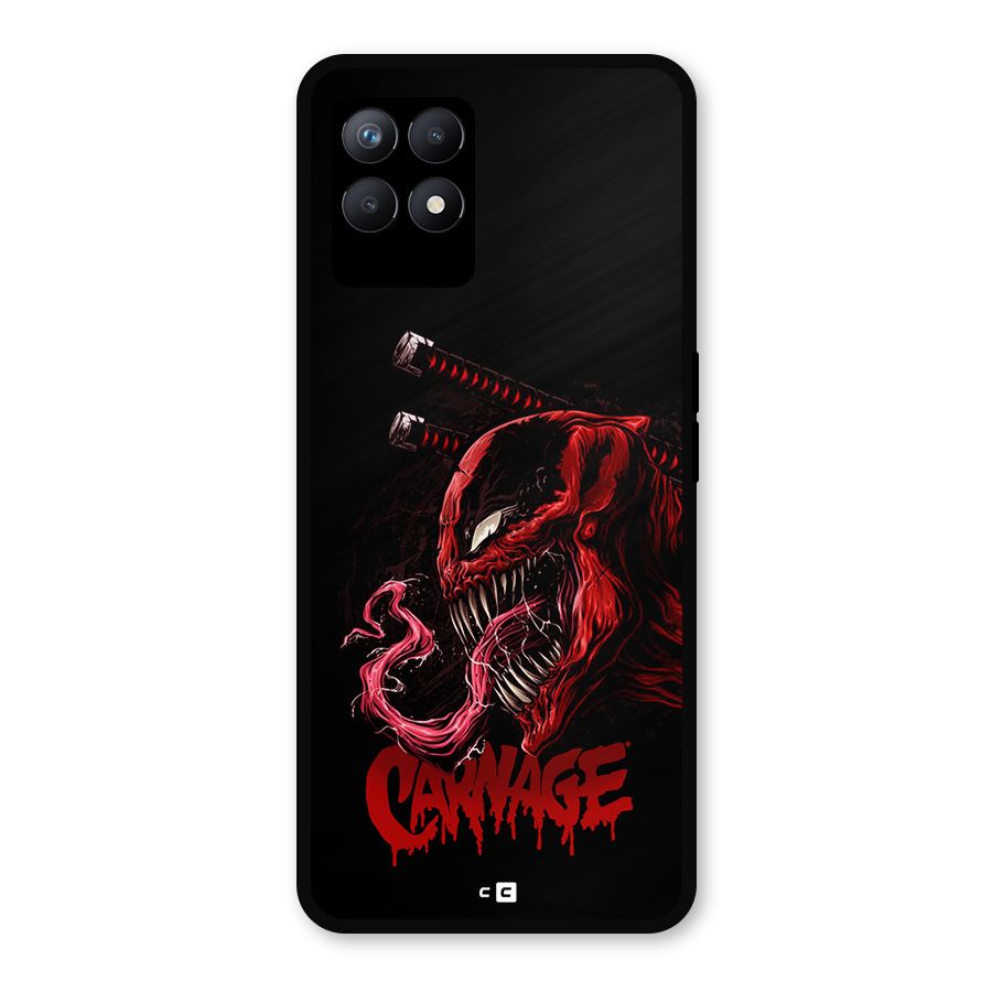 Hybrid Carnage Metal Back Case for Realme Narzo 50