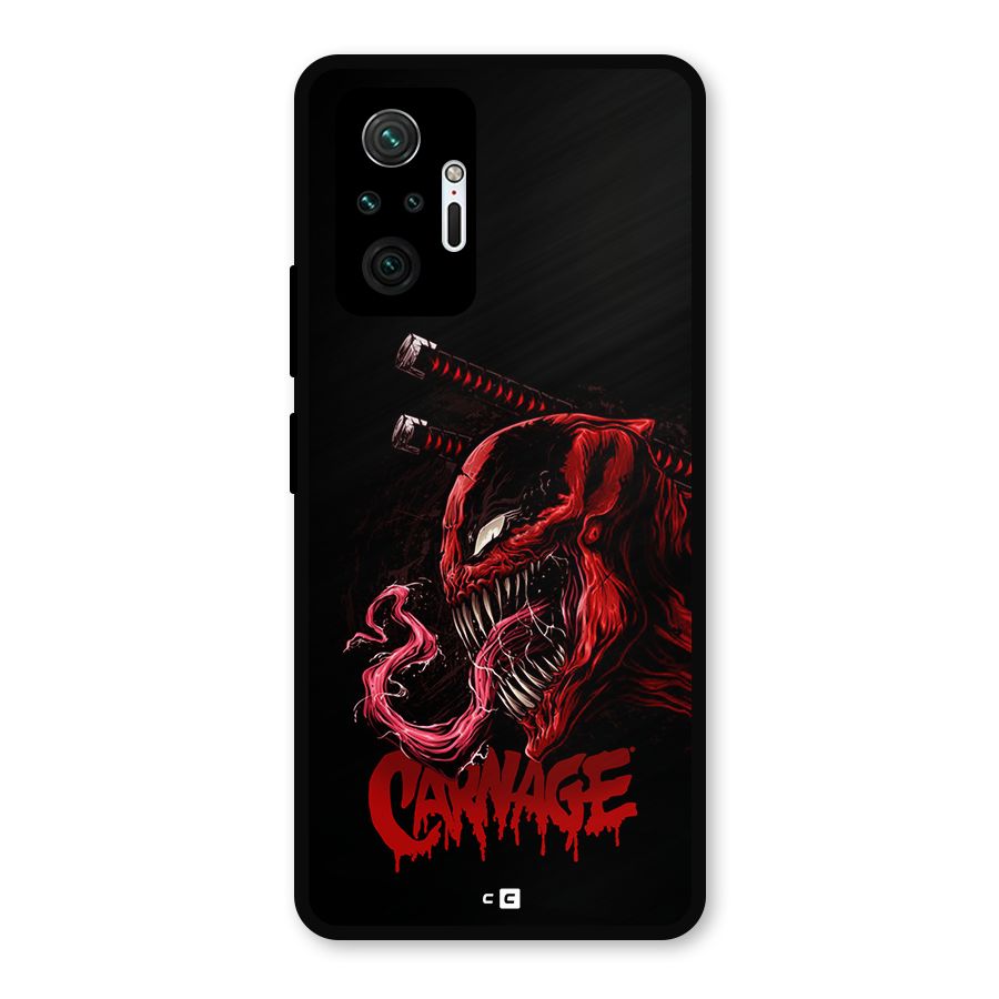 Hybrid Carnage Metal Back Case for Redmi Note 10 Pro Max