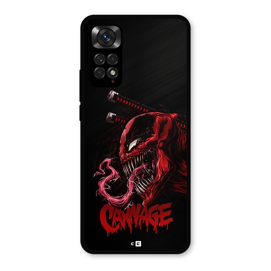 Hybrid Carnage Metal Back Case for Redmi Note 11s