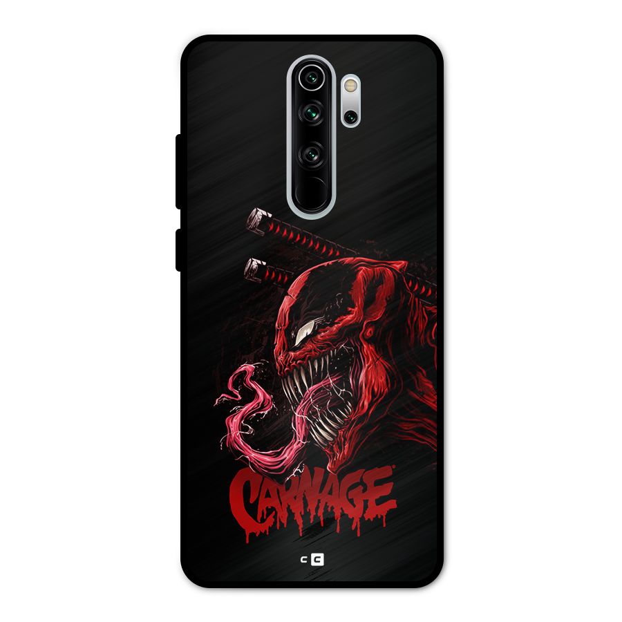Hybrid Carnage Metal Back Case for Redmi Note 8 Pro