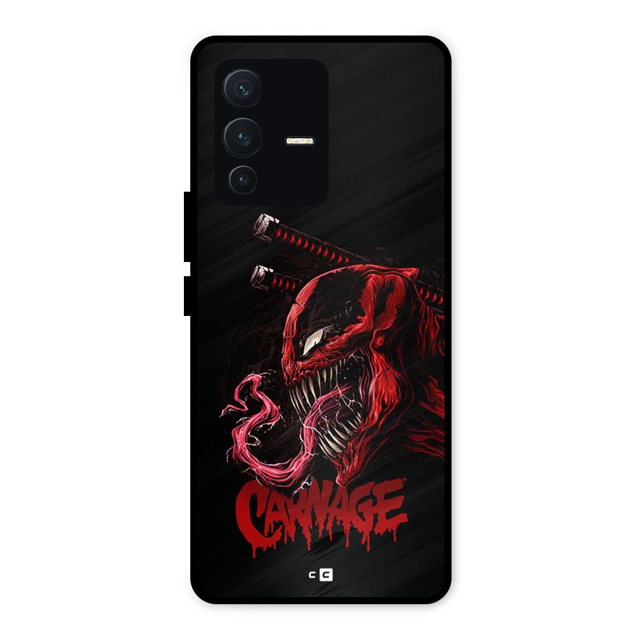 Hybrid Carnage Metal Back Case for Vivo V23 5G