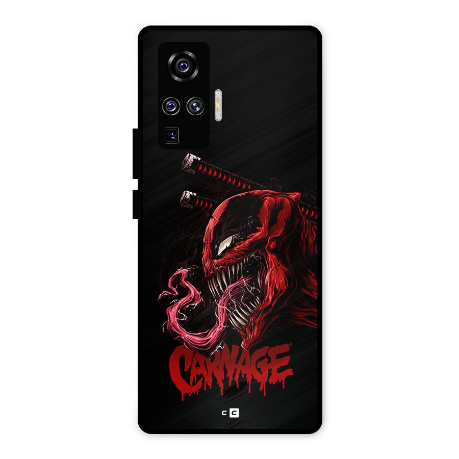 Hybrid Carnage Metal Back Case for Vivo X50 Pro
