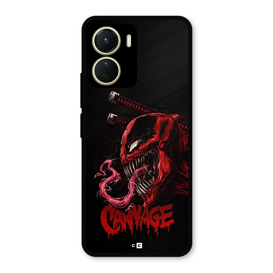 Hybrid Carnage Metal Back Case for Vivo Y16