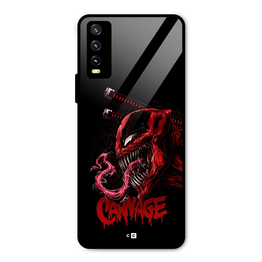 Hybrid Carnage Metal Back Case for Vivo Y20