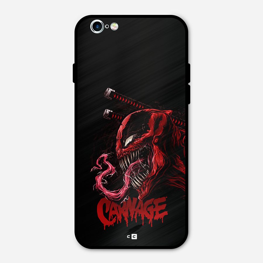 Hybrid Carnage Metal Back Case for iPhone 6 6s