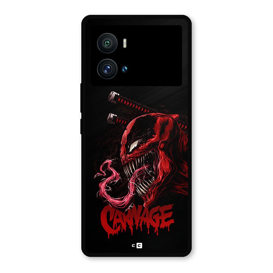 Hybrid Carnage Metal Back Case for iQOO 9 Pro