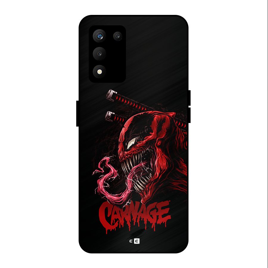 Hybrid Carnage Metal Back Case for realme 9 5G SE