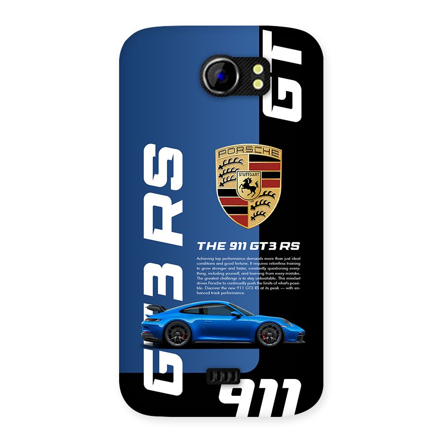 Hyper Car Back Case for Canvas 2 A110