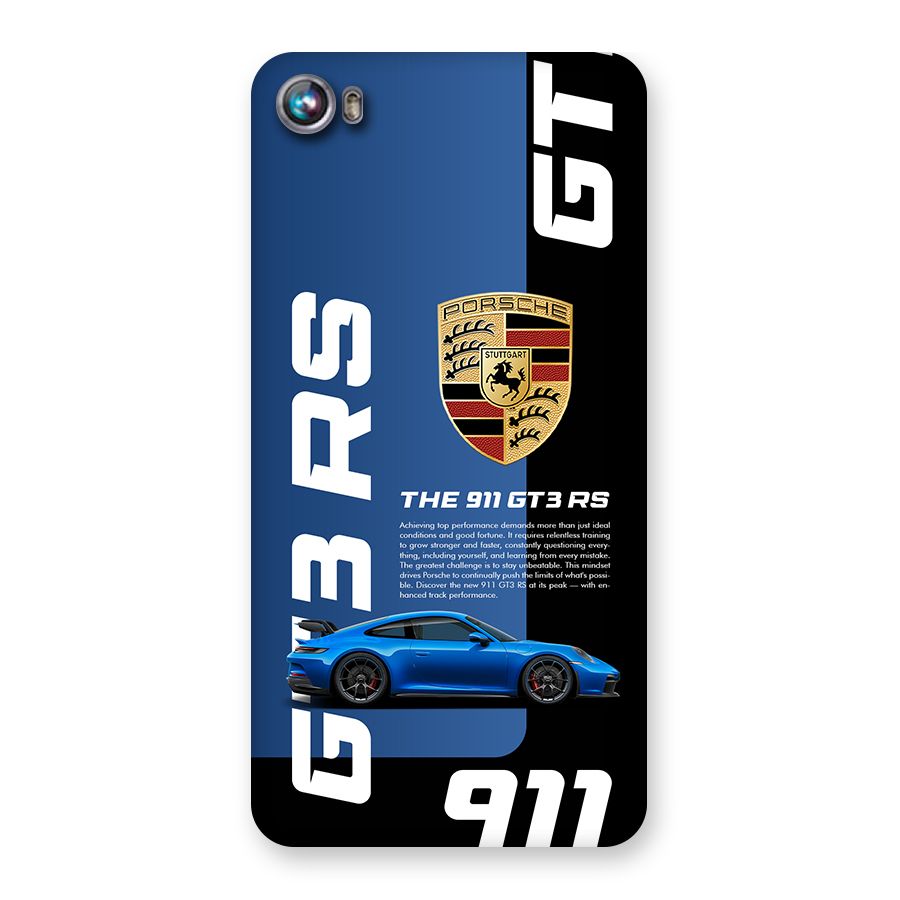 Hyper Car Back Case for Canvas Fire 4 (A107)