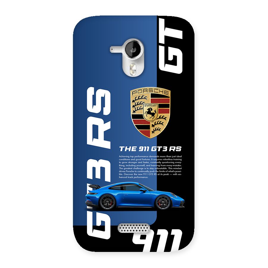 Hyper Car Back Case for Canvas HD A116