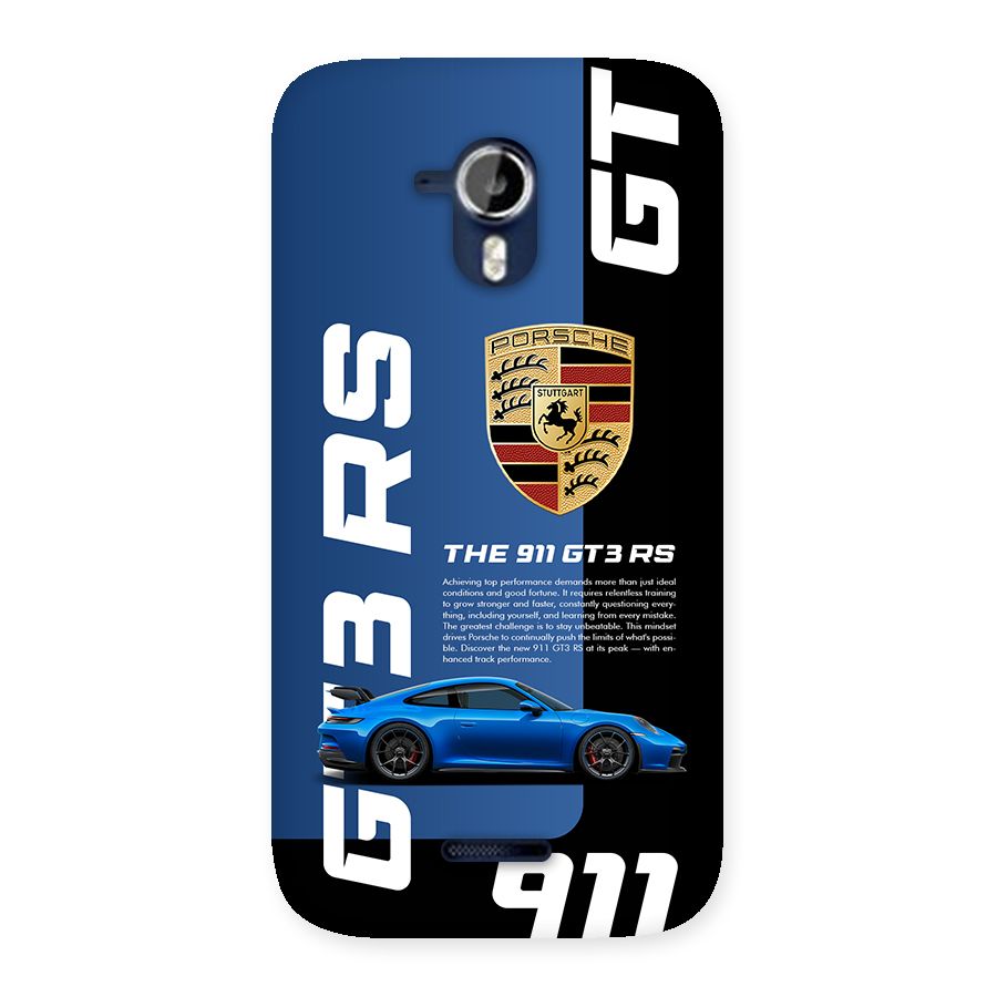Hyper Car Back Case for Canvas Magnus A117