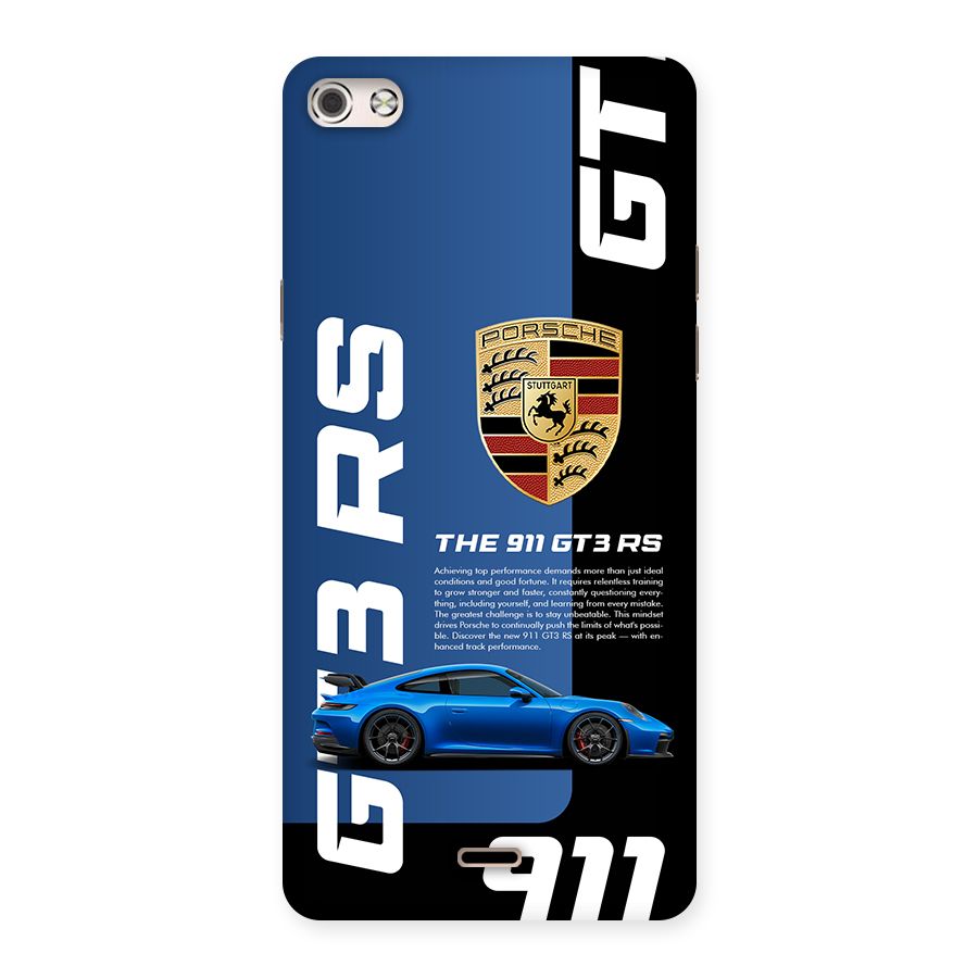 Hyper Car Back Case for Canvas Silver 5