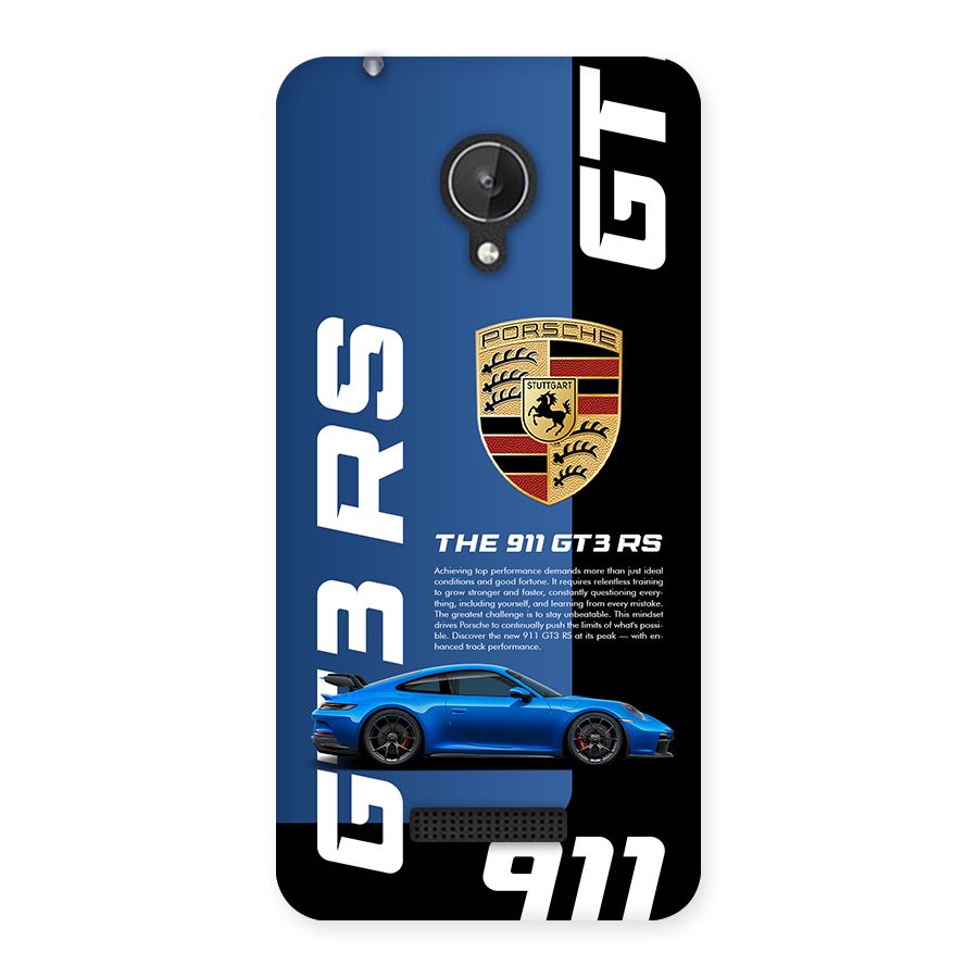 Hyper Car Back Case for Canvas Spark Q380