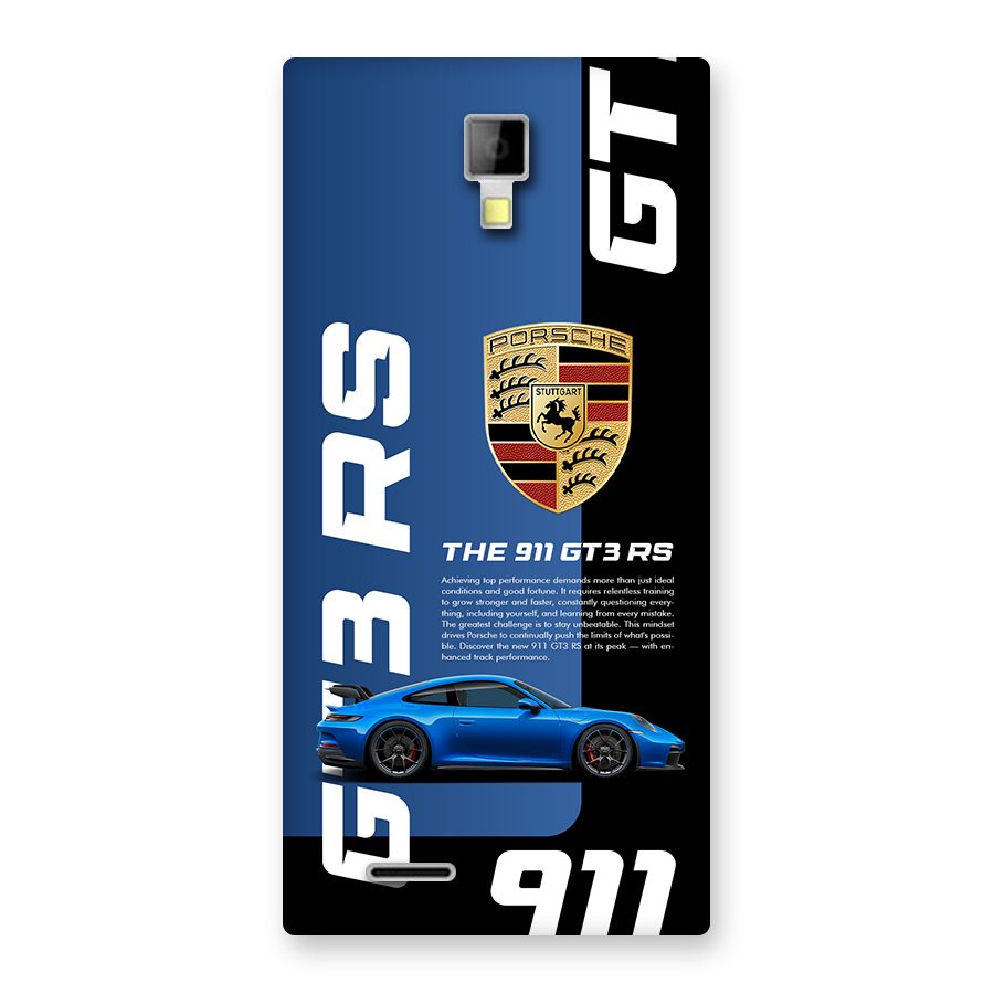 Hyper Car Back Case for Canvas Xpress A99