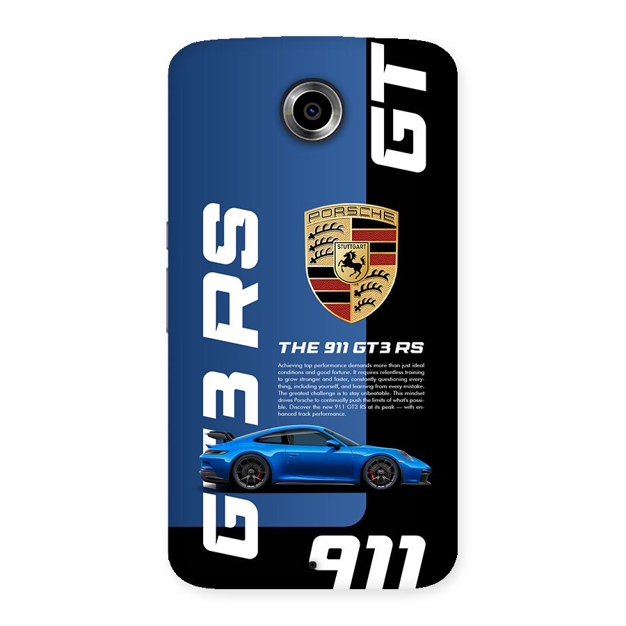 Hyper Car Back Case for Google Nexus 6