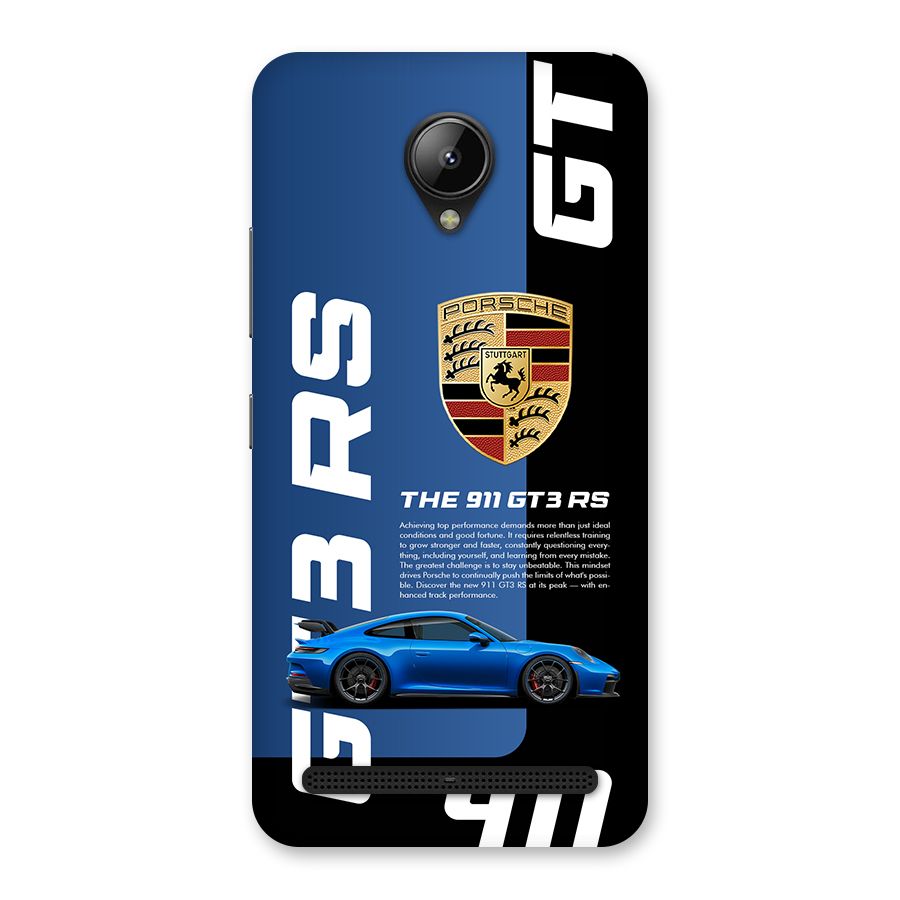 Hyper Car Back Case for Lenovo C2