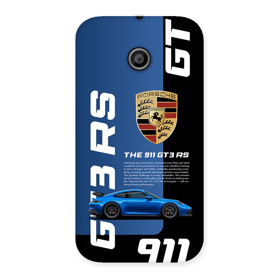 Hyper Car Back Case for Moto E