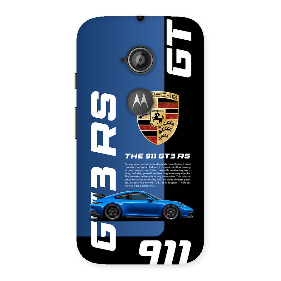 Hyper Car Back Case for Moto E 2nd Gen
