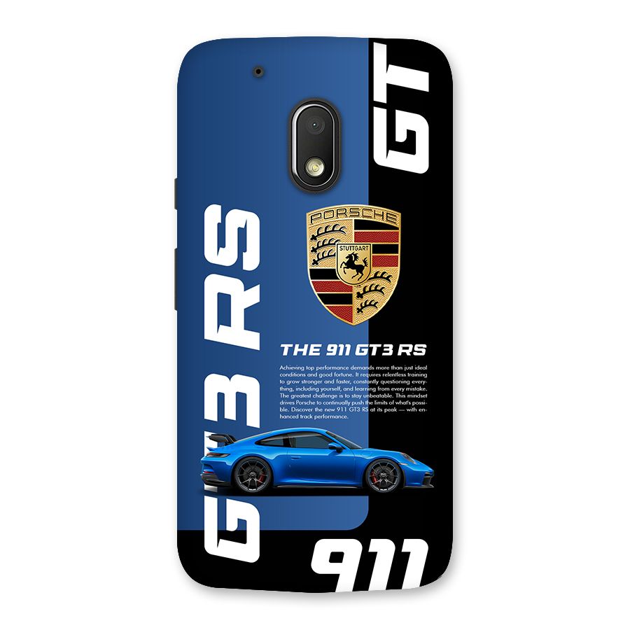 Hyper Car Back Case for Moto G4 Play